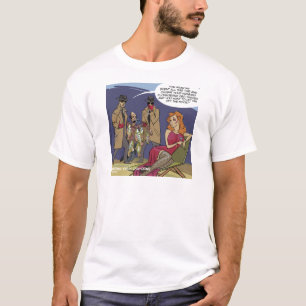 Wanneer Mannen schamel worden T-shirt