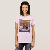 Wanneer mieren weglopen Dames Grappige Rick London T-shirt (Voorkant volledig)