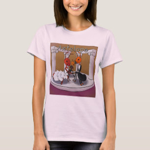 Wanneer mieren weglopen Dames Grappige Rick London T-shirt