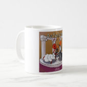 Wanneer mieren weglopen Funny Comic Koffiemok (Voorkant links)