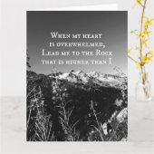 Wanneer Mijn Hart het Overweldigde Vers van de Kaart (Gele Bloem)