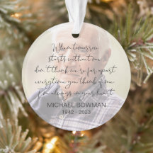 Wanneer morgen begint zonder mij Acryl Ornament