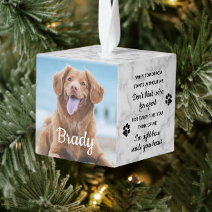 Wanneer morgen zonder mij foto van Pet Memorial be Decoratie