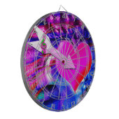 Wanneer Music pijl gericht op het hart Dartbord (Voorkant Links)