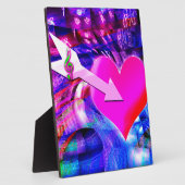 Wanneer Music pijl gericht op het hart Fotoplaat (Zijkant)