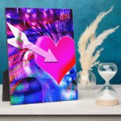 Wanneer Music pijl gericht op het hart Fotoplaat (Zijkant)