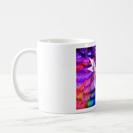 Wanneer Music pijl gericht op het hart Koffiemok (Links)