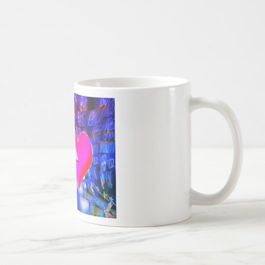 Wanneer Music pijl gericht op het hart Koffiemok (Rechts)