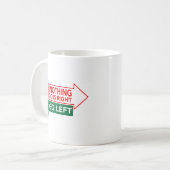 Wanneer niets goed gaat - Inspirerend quote Koffiemok (Voorkant links)