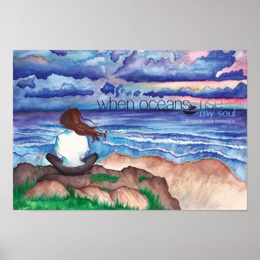 Wanneer oceanen stijgen poster (Voorkant)