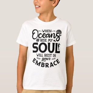 Wanneer Oceans mijn soep verhogen, duik ik Freediv T-shirt