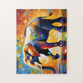 Wanneer olifanten dromen in volle kleur legpuzzel