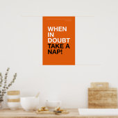WANNEER ONZEKER, NEEM EEN DUTJE – Gezellige Muur K Poster (Keuken)