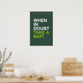 WANNEER ONZEKER, NEEM EEN DUTJE – Gezellige Muur K Poster (Keuken)