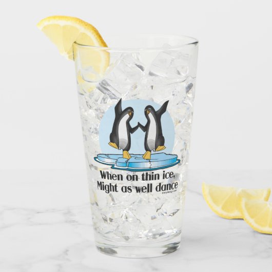Wanneer op Thin Ice Penguins Glas (Voorkant ijs)