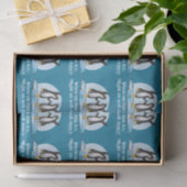 Wanneer op Thin Ice Pinguins Funny Design Tissuepapier (Geschenk)