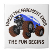 Wanneer Pavement eindigt Tegeltje (Voorkant)