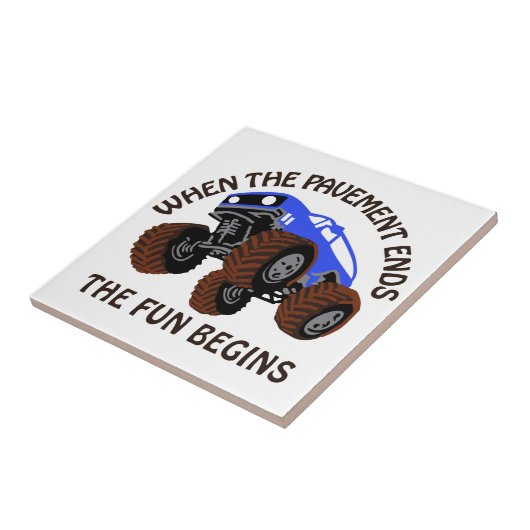 Wanneer Pavement eindigt Tegeltje (Zijkant)