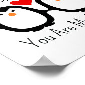 Wanneer pinguïns hun moeder vinden, blijven ze bij poster (Hoek)