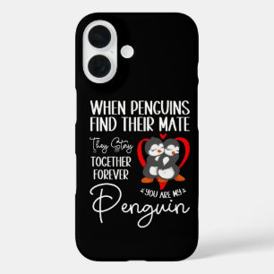 Wanneer Pinguïns hun partner vinden blijven ze bij iPhone 16 Hoesje