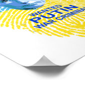 WANNEER Poetin oorlogsmisdadiger Poster (Hoek)