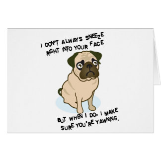 Wanneer pugs niezen