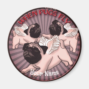 Wanneer pugs vliegen magneet