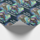 Wanneer rendieren vliegen cadeaupapier (Hoek)