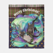 Wanneer rendieren vliegen fleece deken (Voorkant)