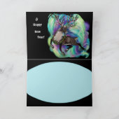 Wanneer rendieren vliegen ~ kerst Wenskaart Feestdagen Kaart (Binnen)