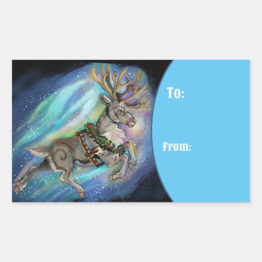 Wanneer rendieren vliegen rechthoekige sticker (Voorkant)