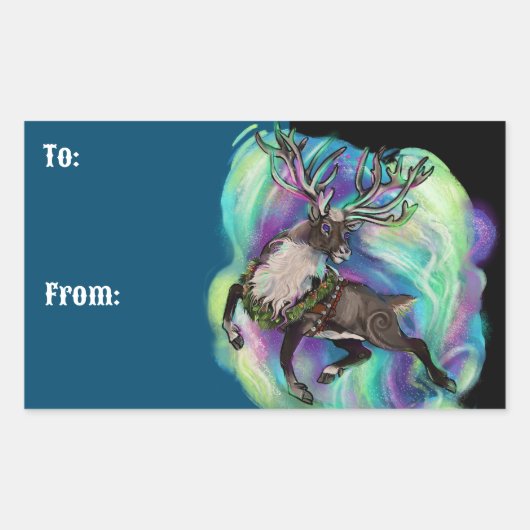 Wanneer rendieren vliegen rechthoekige sticker (Voorkant)