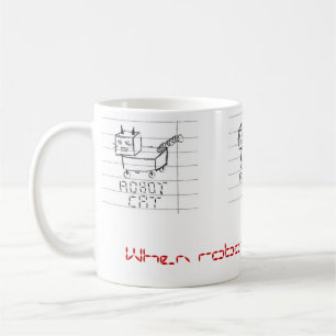 Wanneer robotkatten aanvallen koffiemok