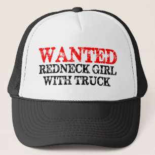 WANNEER: Roodhals-meisje met vrachtwagen Trucker Pet