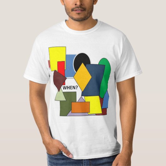 WANNEER? T-SHIRT (Voorkant)