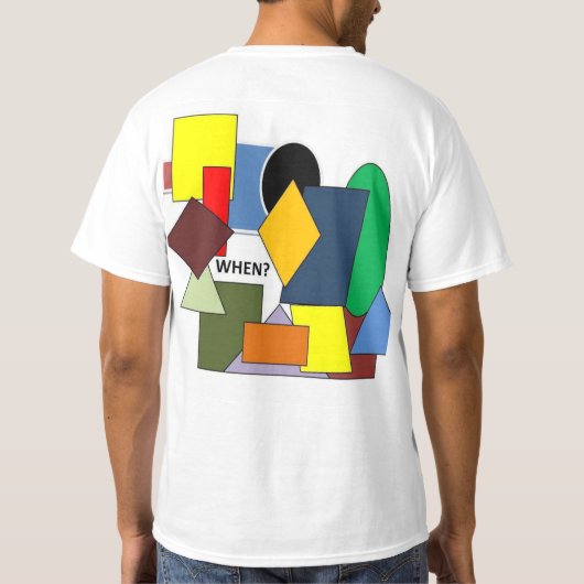 WANNEER? T-SHIRT (Achterkant)