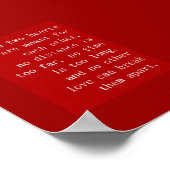 WANNEER TWEE HOORZITTEN VOOR ELK ANDERE GEEN DISTA POSTER (Hoek)