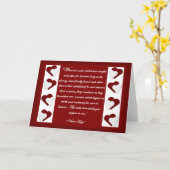 Wanneer Twee Zielen… Het Wenskaart van Hugo Quote Kaart (Gele Bloem)