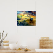 Wanneer tweelingvlammen voor het eerst bijeenkomen poster (Keuken)