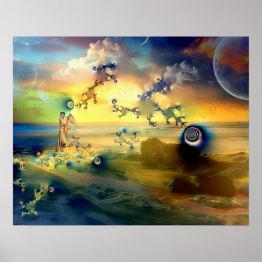 Wanneer tweelingvlammen voor het eerst bijeenkomen poster (Voorkant)