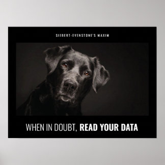 Wanneer twijfel poster