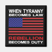 Wanneer Tyranny wet wordt Magneet (Voorkant)