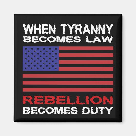 Wanneer Tyranny wet wordt Magneet (Voorkant)