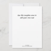 Wanneer u aan het eind..gezegde blauwe het schilde notitiekaartje (Achterkant)