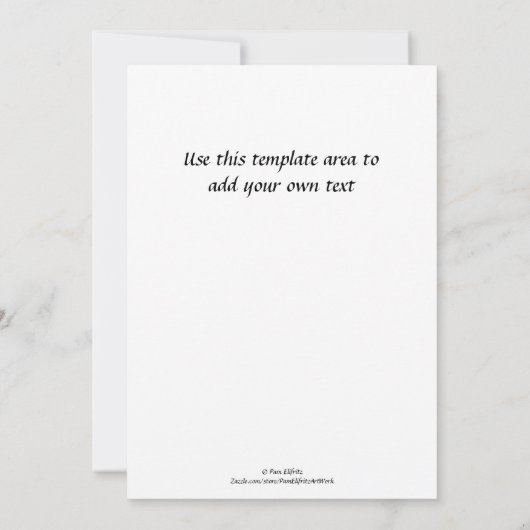 Wanneer u aan het eind..gezegde blauwe het schilde notitiekaartje (Achterkant)