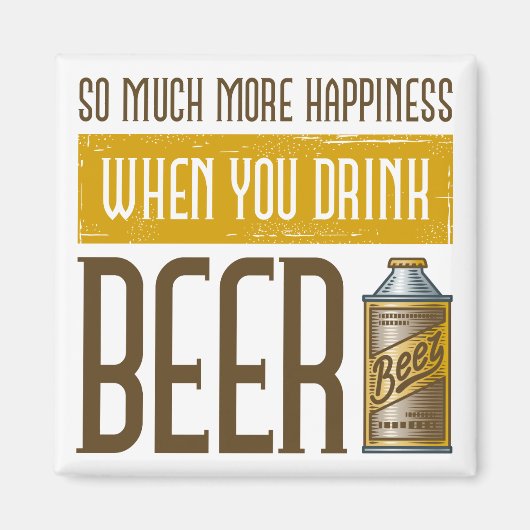 Wanneer u Beer drink Magneet (Voorkant)