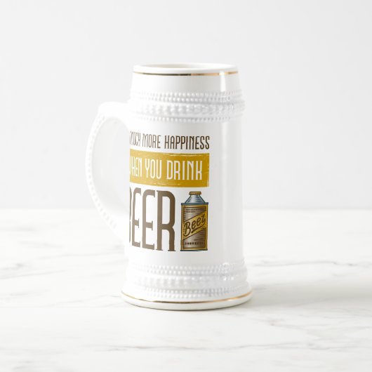 Wanneer u Bier drink Bierpul (Voorkant links)