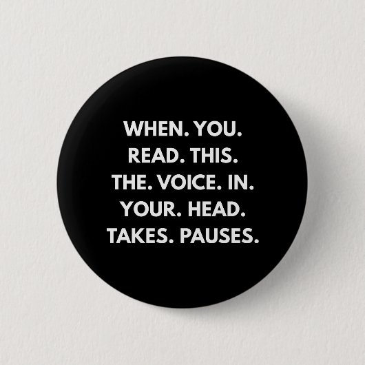 Wanneer u dit leest ronde button 5,7 cm (Voorkant)