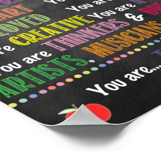 Wanneer u dit Poster voor afdrukbare klaslokalen i (Hoek)