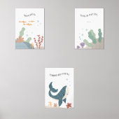 Wanneer u door dee waters poster set van 3 (Voorkant)